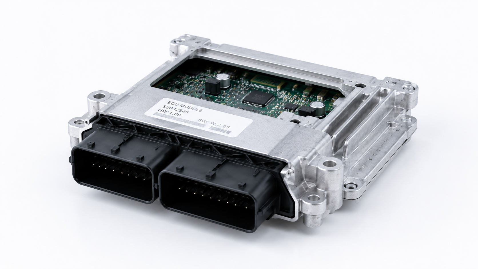 ECU close-up — board, connector or label